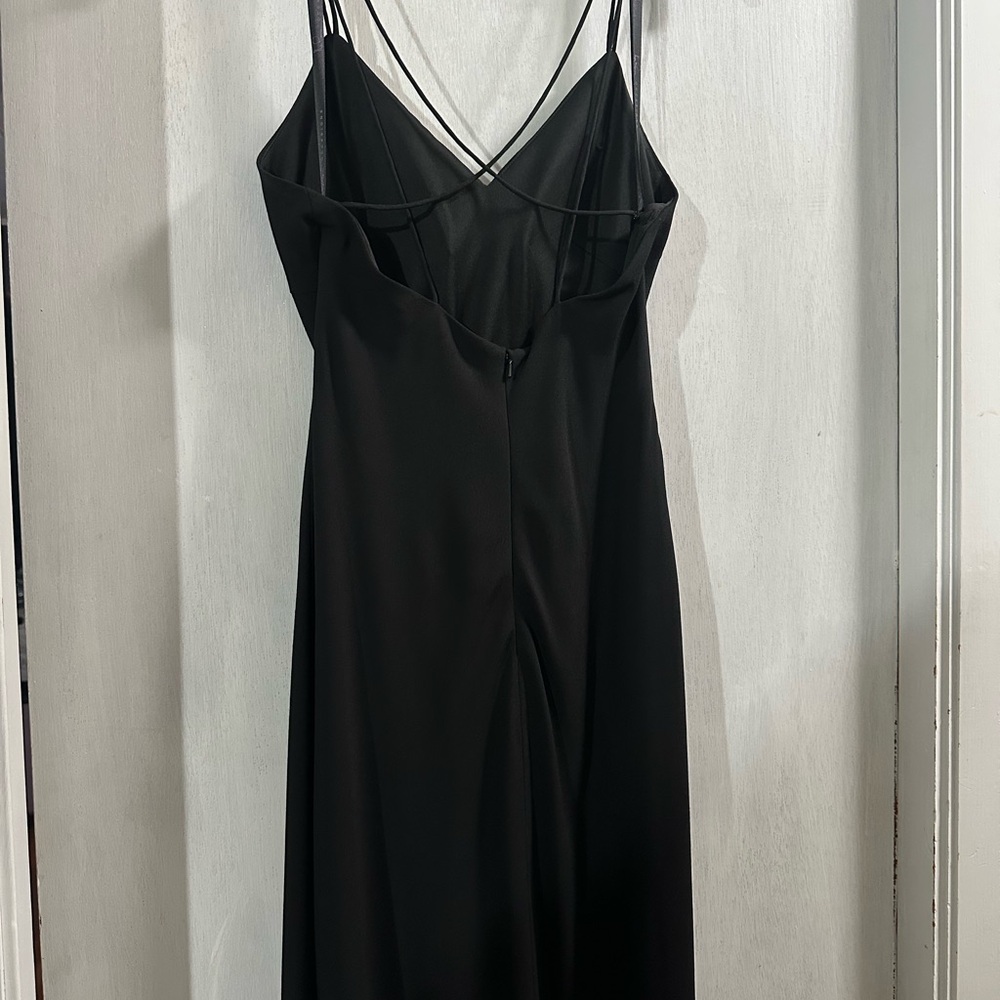Oleg Cassini Black Backless Dress